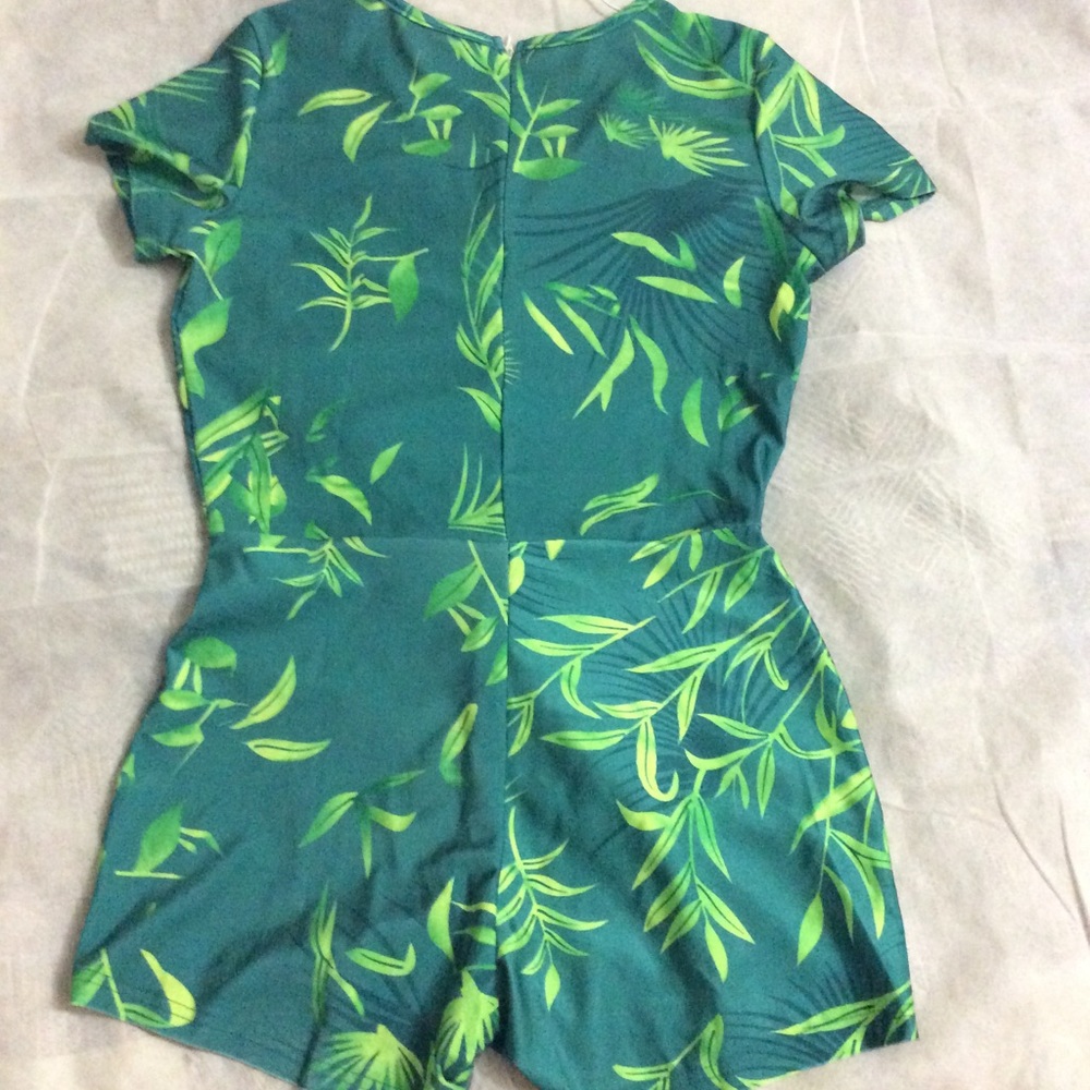 Green and lime green 1 piece..